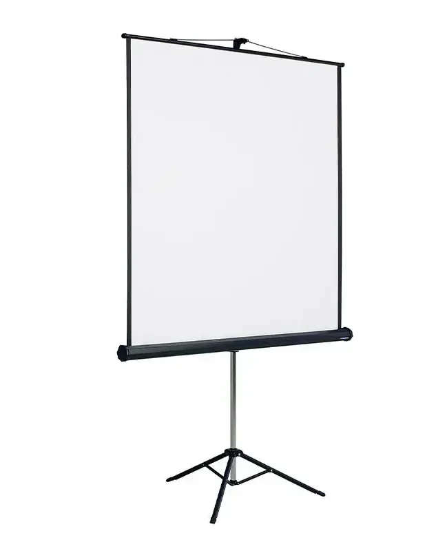 Projektorduk på stativ